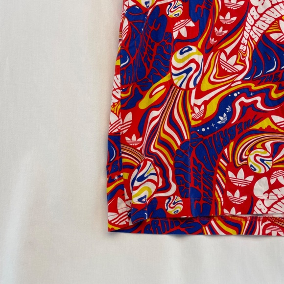 Adidas The Brand With The 3 Stripes Graphic T-Shirt Multicoloured Men’s Size Lar - Picture 2 of 15